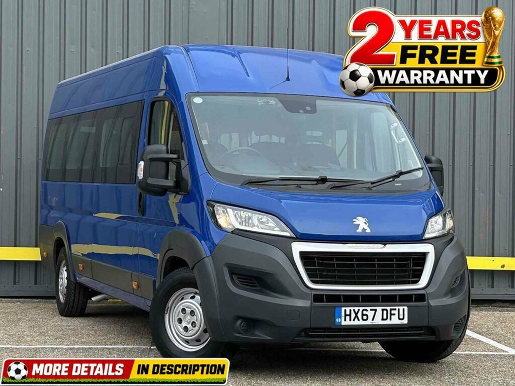 Peugeot Boxer Bluehdi 440 2.0 Minibus 9-17 Seats Di Blue