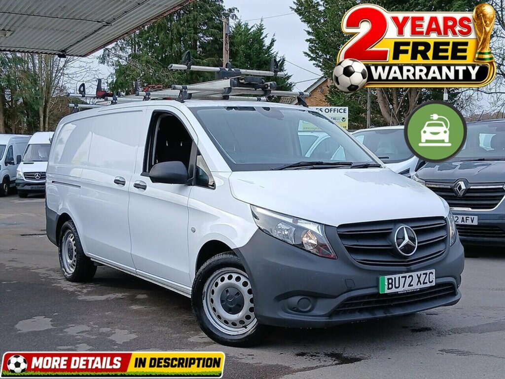 Mercedes-Benz eVito 116 E 66Kwh Progressive Panel Van 6Dr Aut White