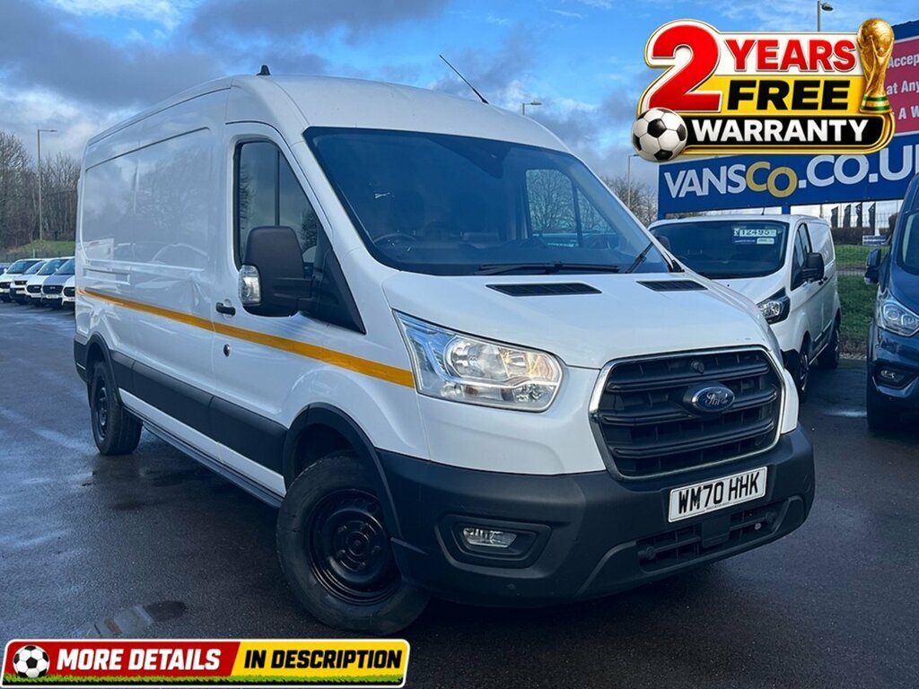 Ford Transit Custom 350 Ecoblue Trend Panel Van 2.0 WM70HHK White