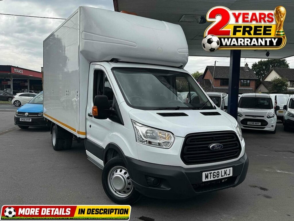 Ford Transit Custom 350 Ecoblue Luton 2.0 2.0 Luton MT68LKJ White