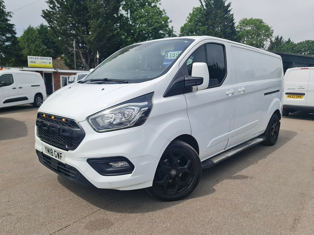 Ford Transit Custom 2.0 300 Ecoblue Limited Panel Van YM18WGF White #3