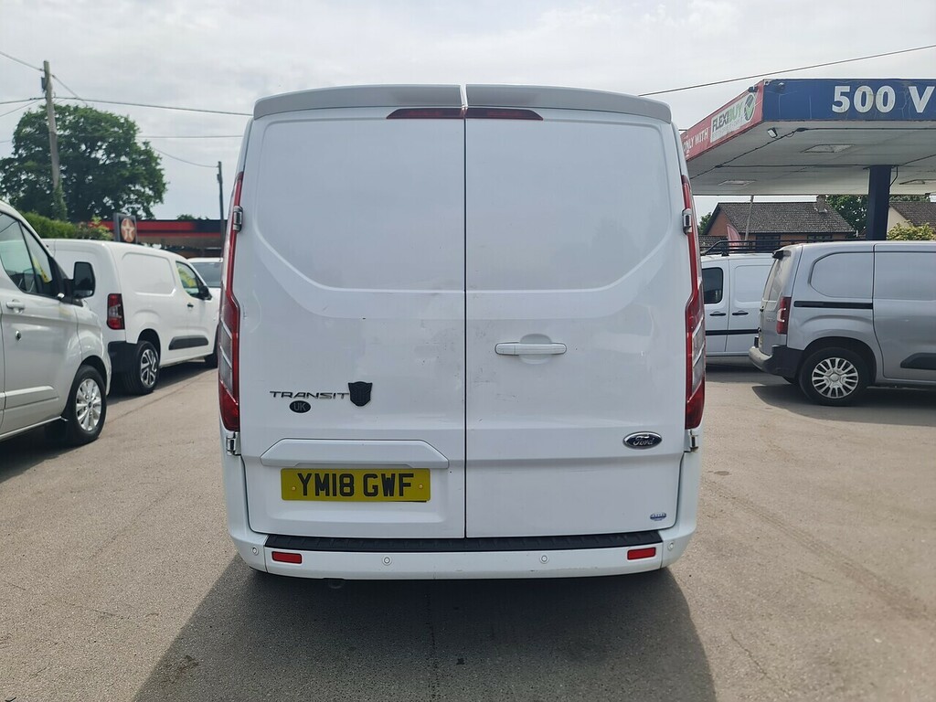 Ford Transit Custom 2.0 300 Ecoblue Limited Panel Van YM18WGF White #6