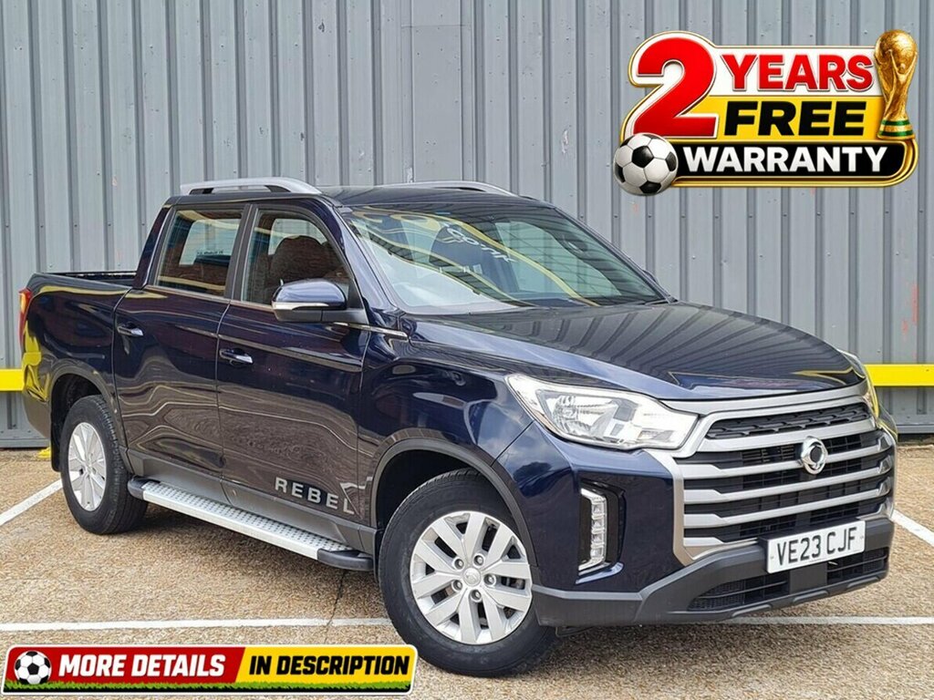 SsangYong Musso 2.2D Rebel Pickup Double Cab 4Wd E Blue