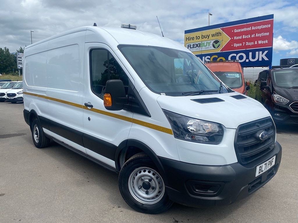 Ford Transit Custom 2.0 350 Ecoblue Leader Panel Van BL71PNF White
