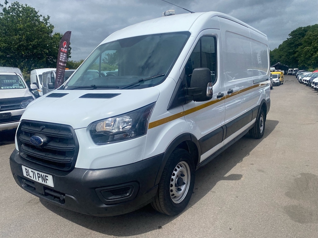 Ford Transit Custom 2.0 350 Ecoblue Leader Panel Van BL71PNF White #3
