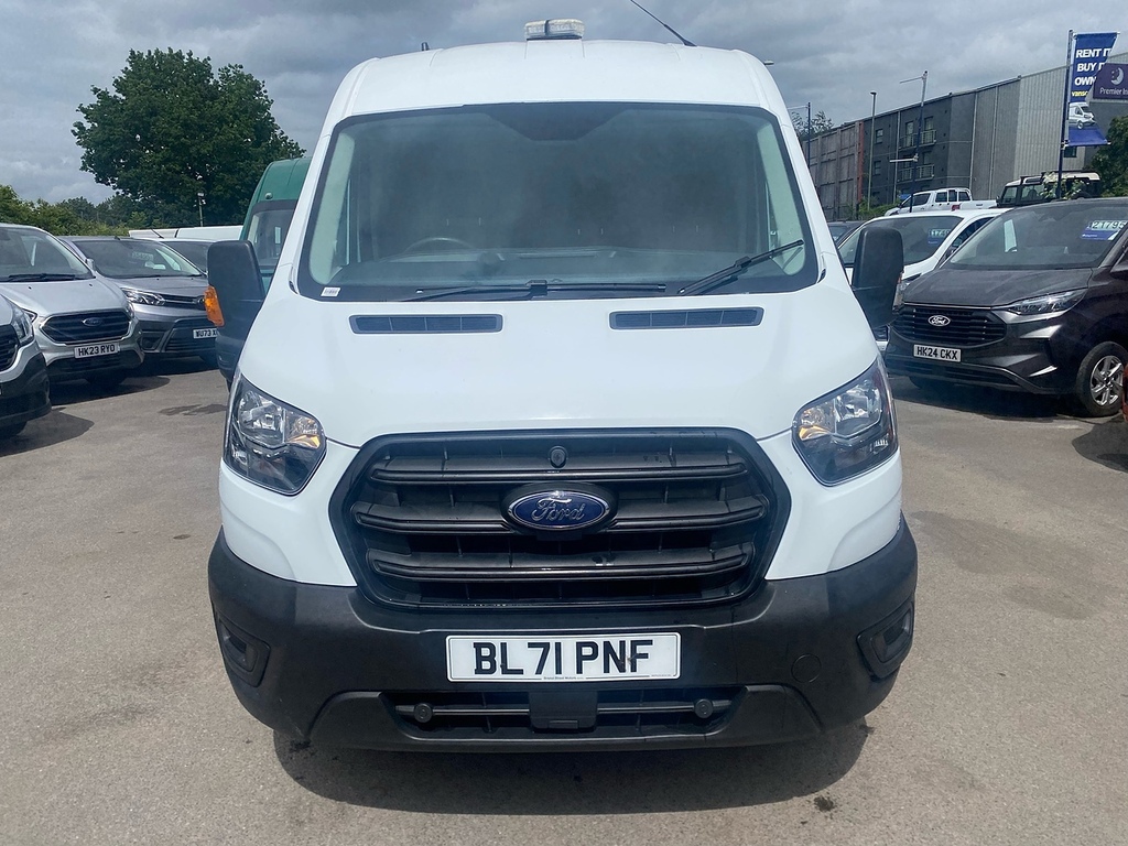 Ford Transit Custom 2.0 350 Ecoblue Leader Panel Van BL71PNF White #2