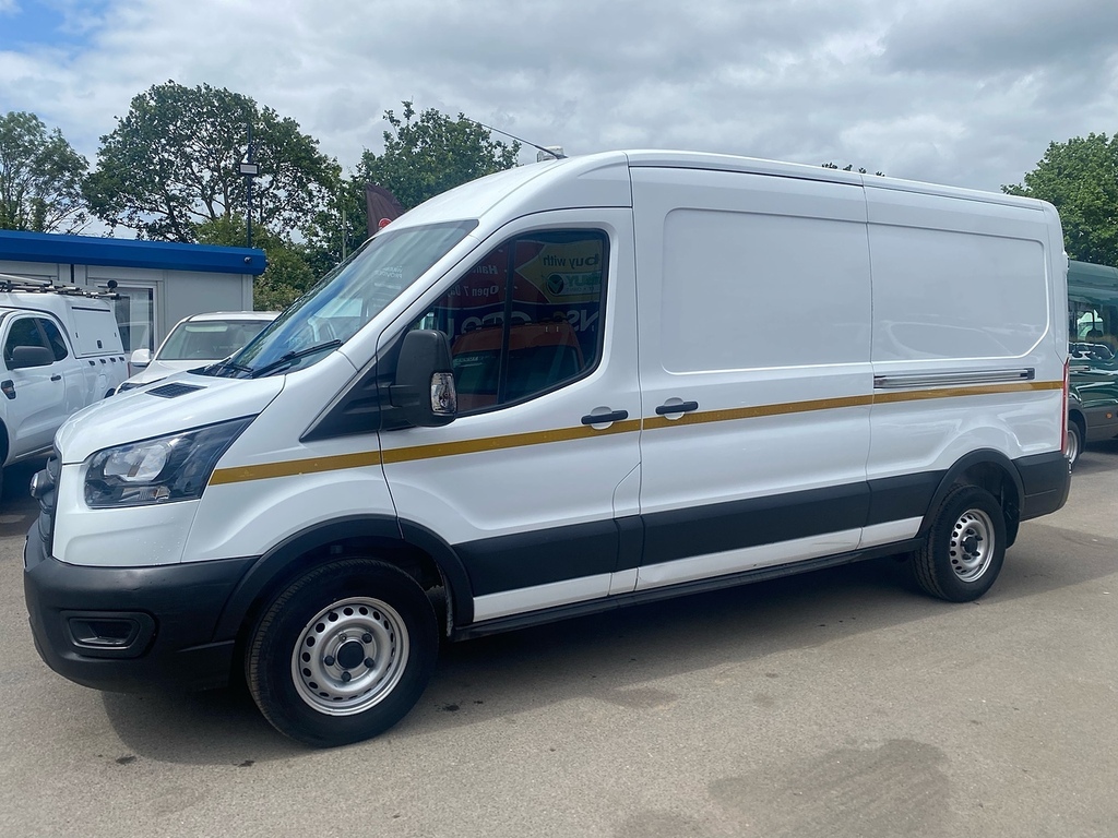 Ford Transit Custom 2.0 350 Ecoblue Leader Panel Van BL71PNF White #4