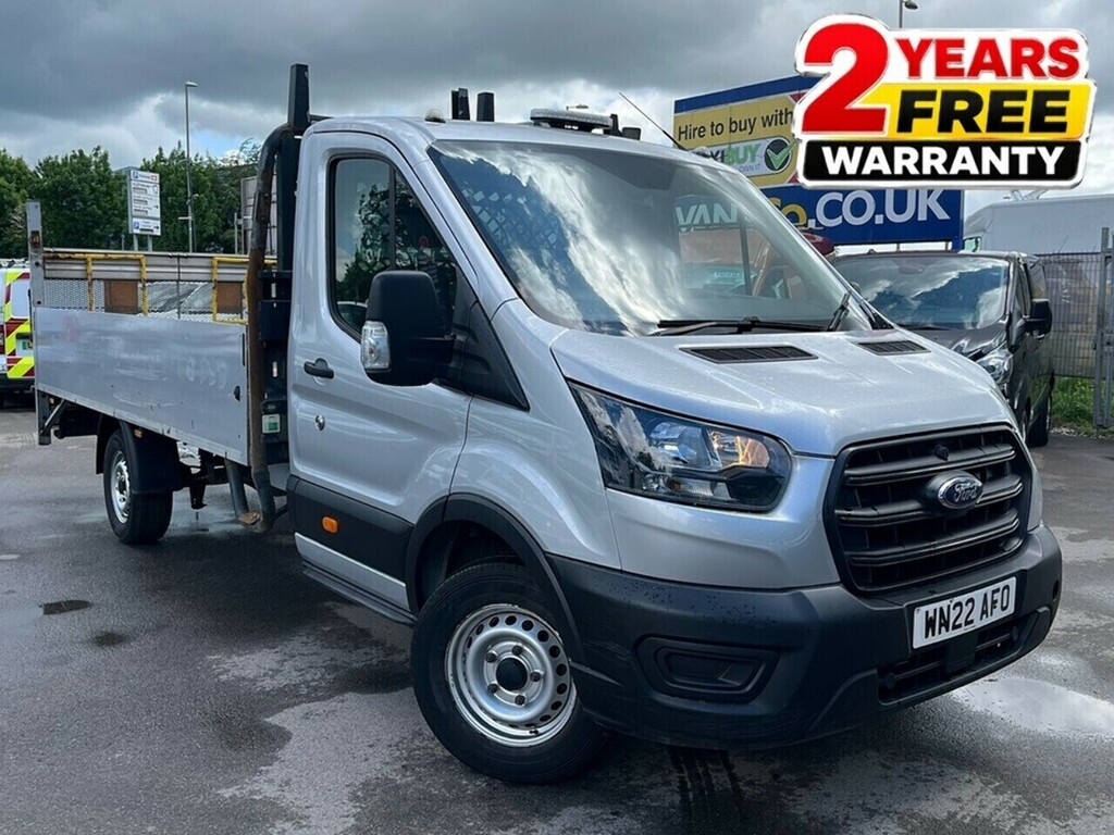 Ford Transit Custom 2.0 350 Ecoblue Hd Leader Chassis Cab M Silver