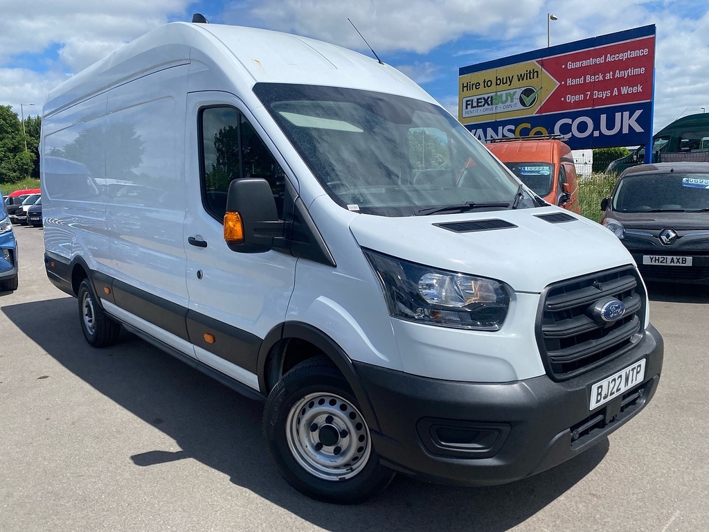 Ford Transit Custom 2.0 350 Ecoblue Hd Leader Panel Van Man BJ22WTP White #2