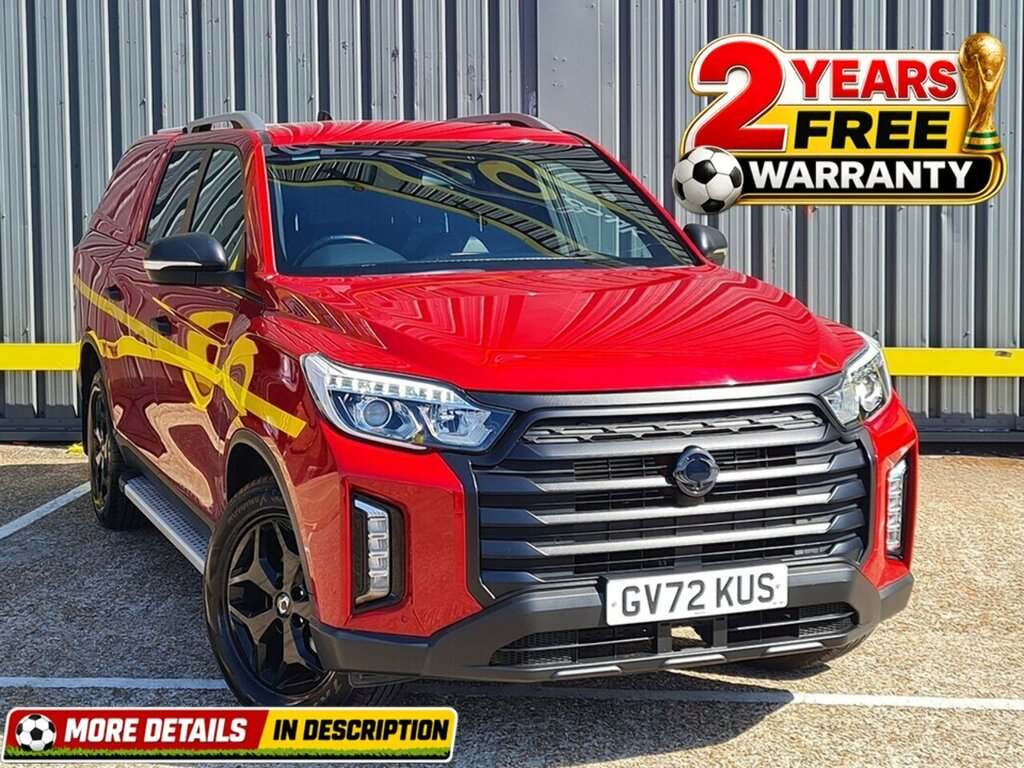 SsangYong Musso D Saracen Pickup 2.2 Red
