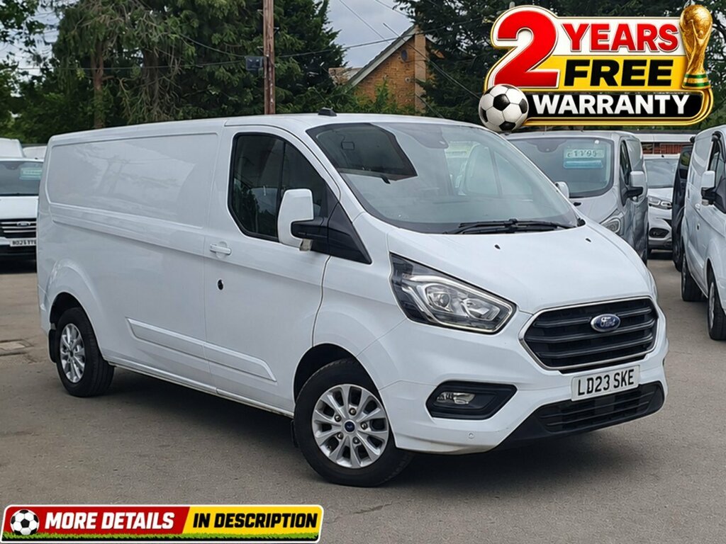 Ford Transit Custom 2.0 300 Ecoblue Limited Panel Van Manua White