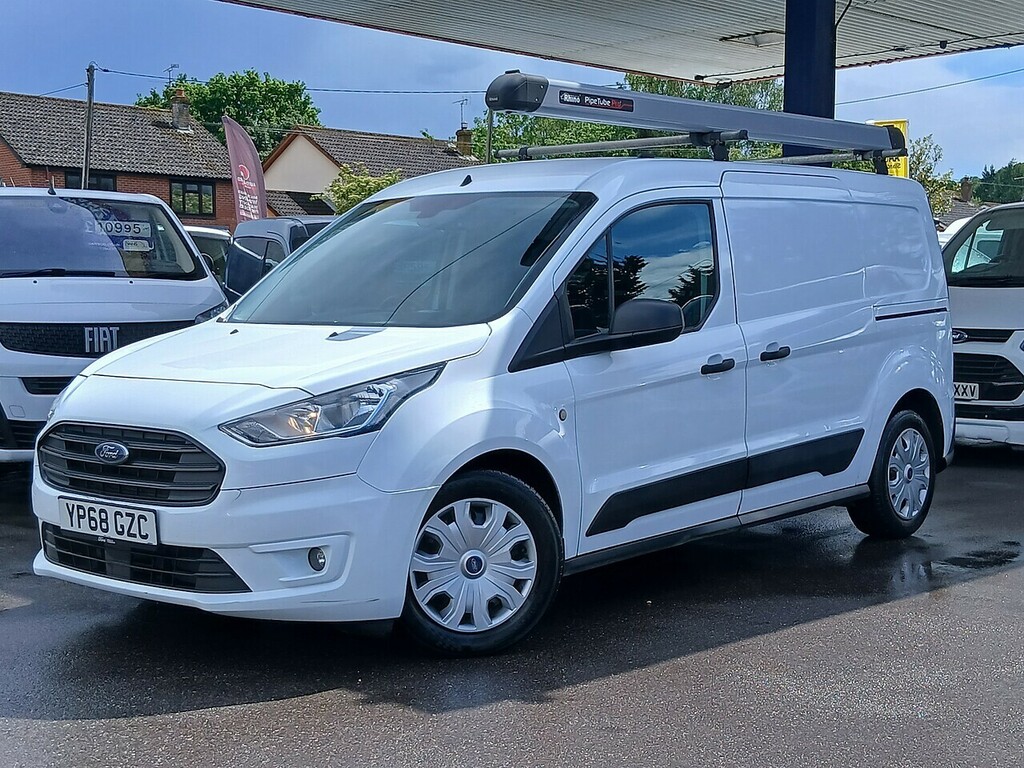 Ford Transit Connect 1.5 210 Ecoblue Trend Panel Van YP68GZC White #2