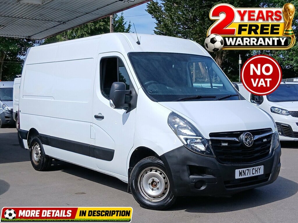 Vauxhall Movano 2.3 Cdti 3500 Biturbo Edition Panel Van White