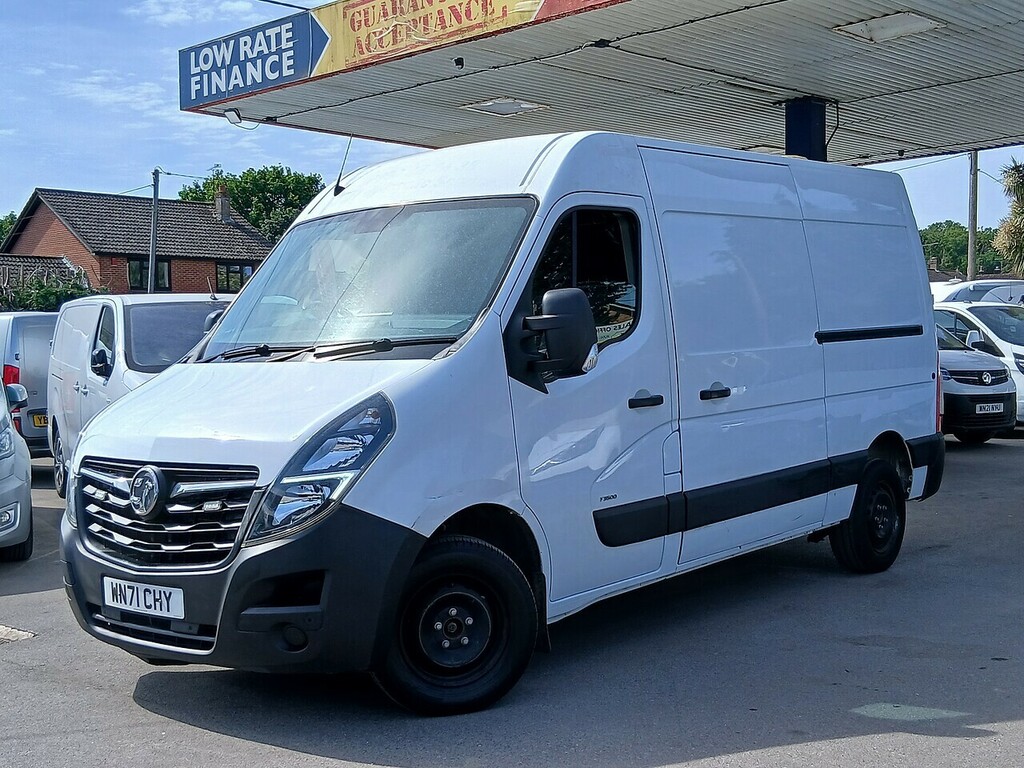 Vauxhall Movano 2.3 Cdti 3500 Biturbo Edition Panel Van WN71CHY White #2