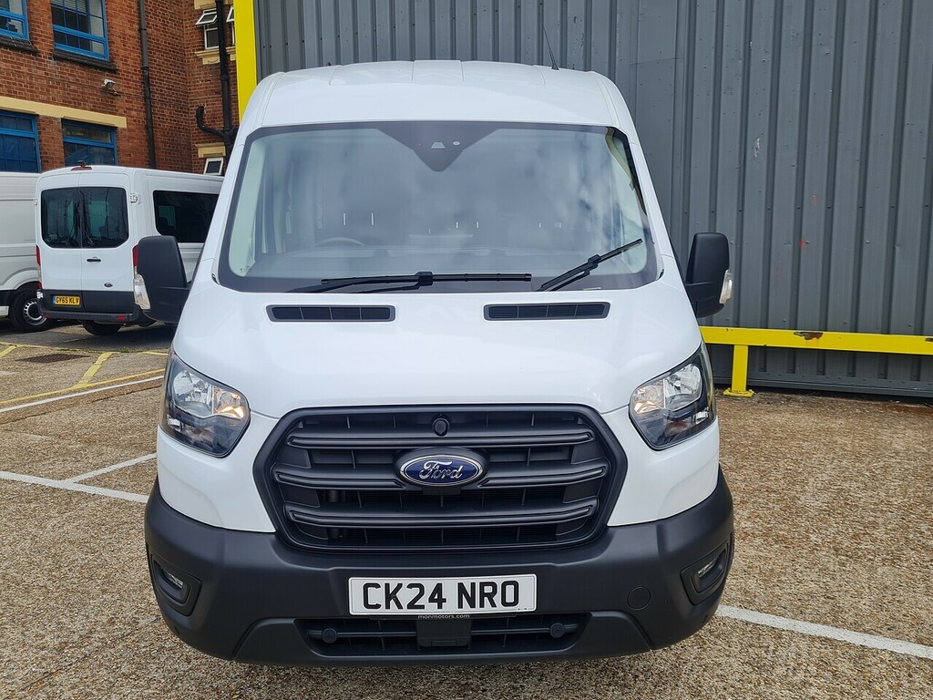 Ford Transit Custom 2.0 350 Ecoblue Trend Crew Van Double Cab Dies CK24NRO White #2