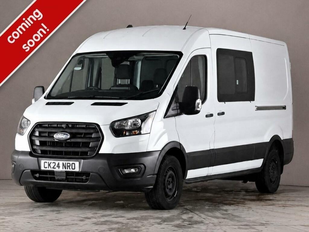 Ford Transit Custom 2.0 350 Ecoblue Trend Crew Van Double Cab Dies White