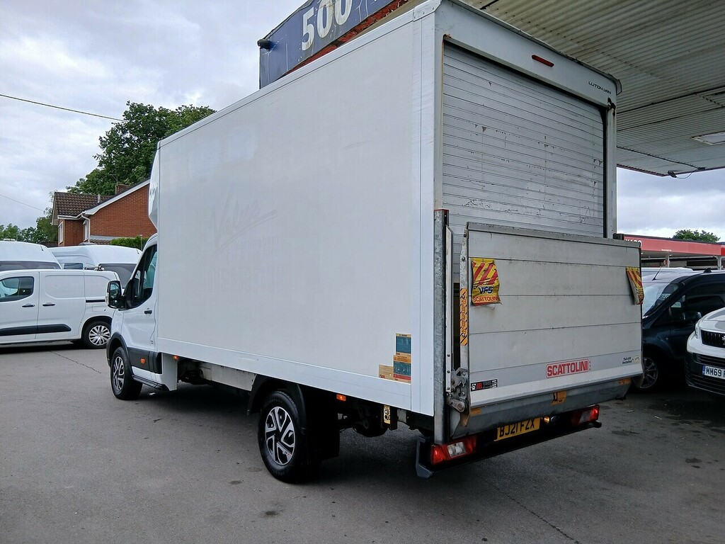 Ford Transit Custom 2.0 350 Ecoblue Hd Leader Chassis Cab M BJ21FZX White #6