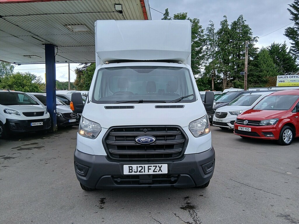 Ford Transit Custom 2.0 350 Ecoblue Hd Leader Chassis Cab M BJ21FZX White #2