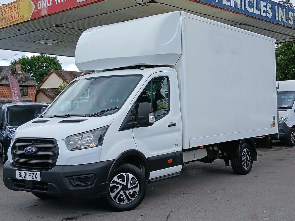 Ford Transit Custom 2.0 350 Ecoblue Hd Leader Chassis Cab M BJ21FZX White #3