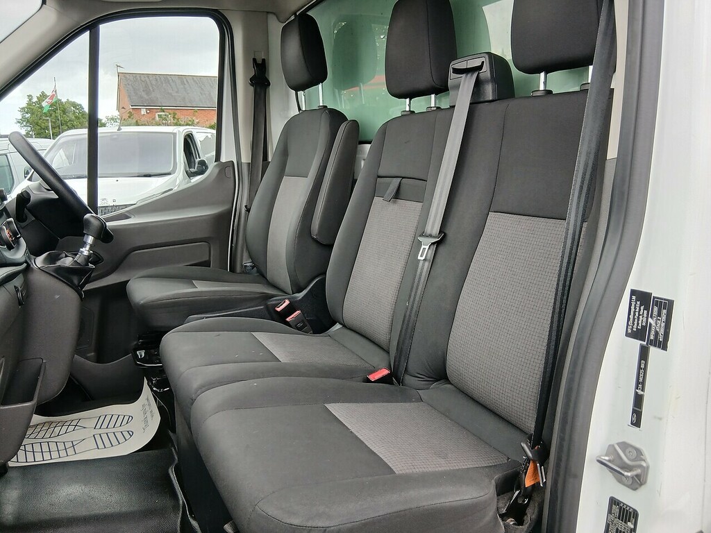 Ford Transit Custom 2.0 350 Ecoblue Hd Leader Chassis Cab M BJ21FZX White #5