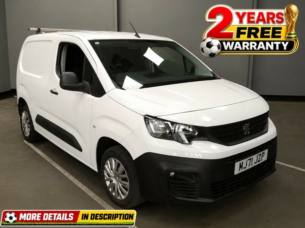 Peugeot Partner 1.5 Bluehdi 1000 Professional Premium Standard Pan White