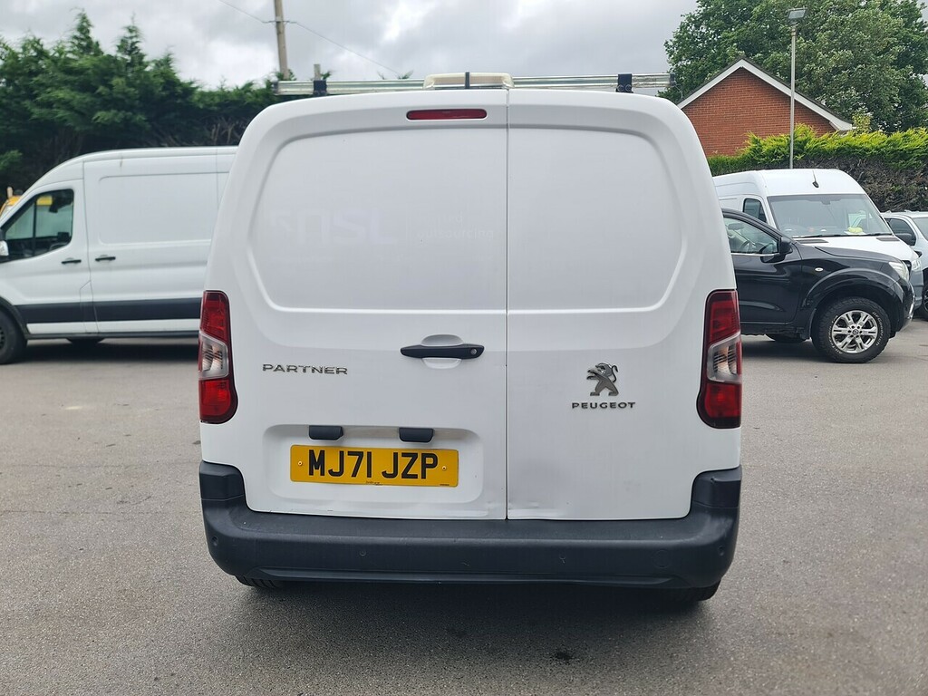 Peugeot Partner 1.5 Bluehdi 1000 Professional Premium Standard Pan MJ71JZP White #6