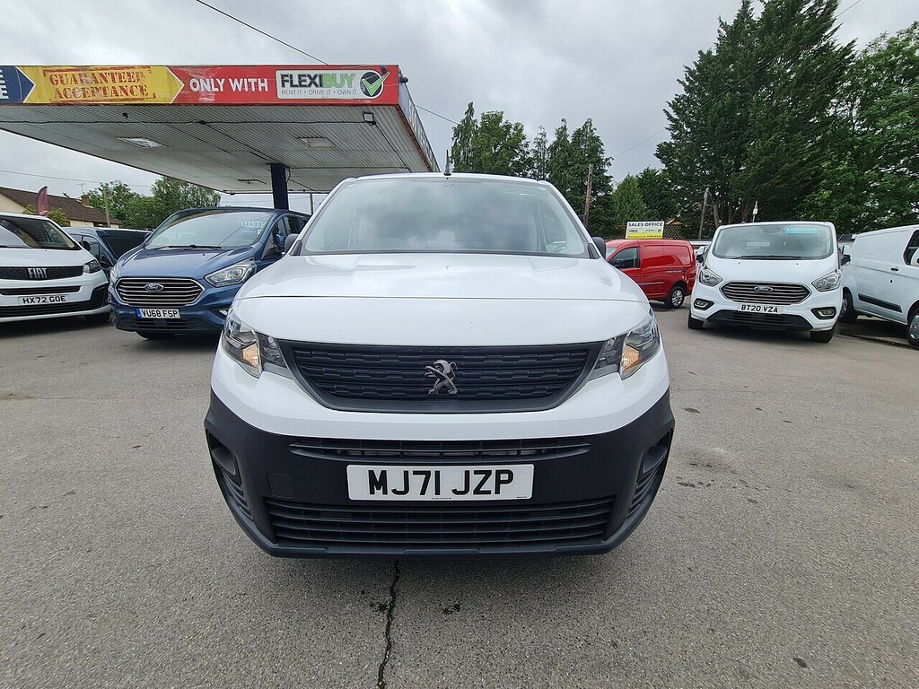 Peugeot Partner 1.5 Bluehdi 1000 Professional Premium Standard Pan MJ71JZP White #2
