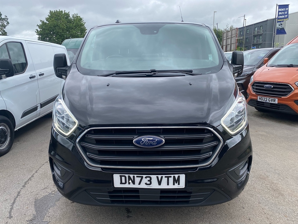 Ford Transit Custom 300 Ecoblue Limited Panel Van 2.0 DN73VTM Black #2