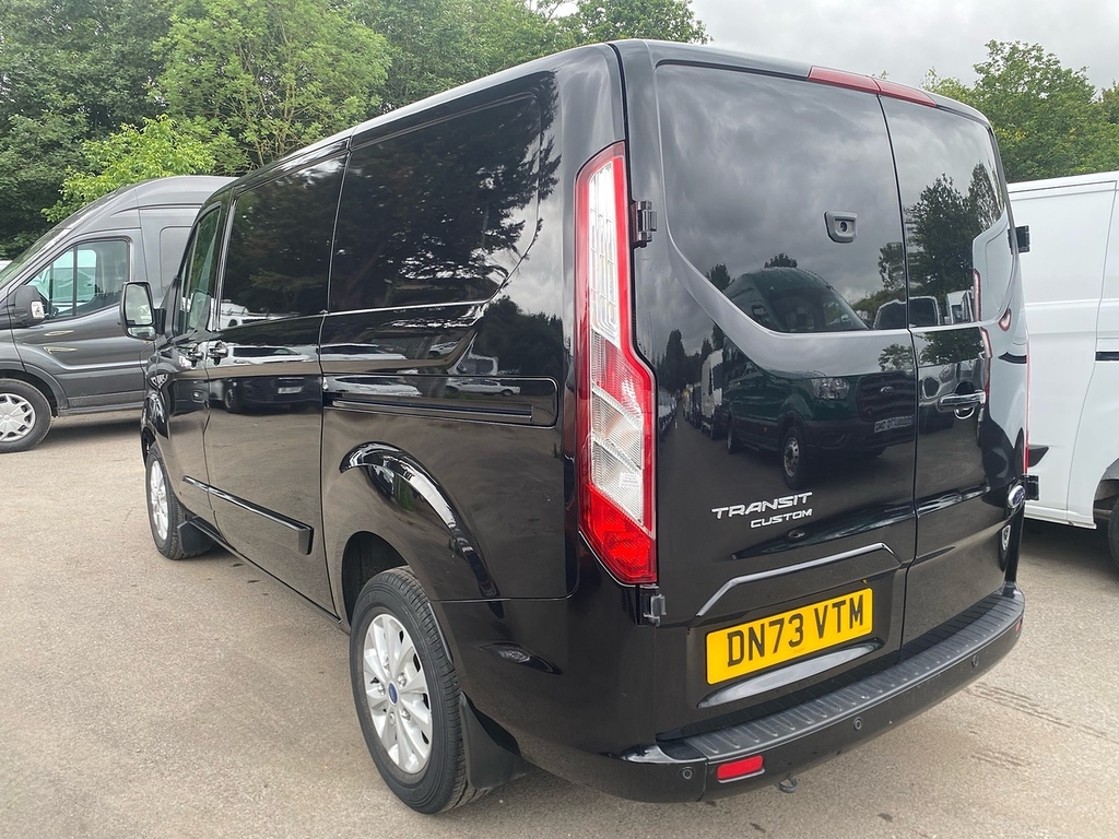 Ford Transit Custom 300 Ecoblue Limited Panel Van 2.0 DN73VTM Black #5
