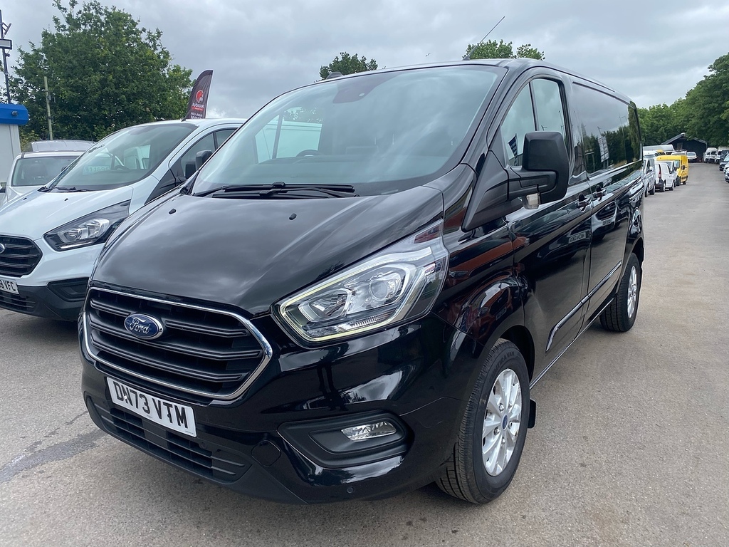 Ford Transit Custom 300 Ecoblue Limited Panel Van 2.0 DN73VTM Black #3