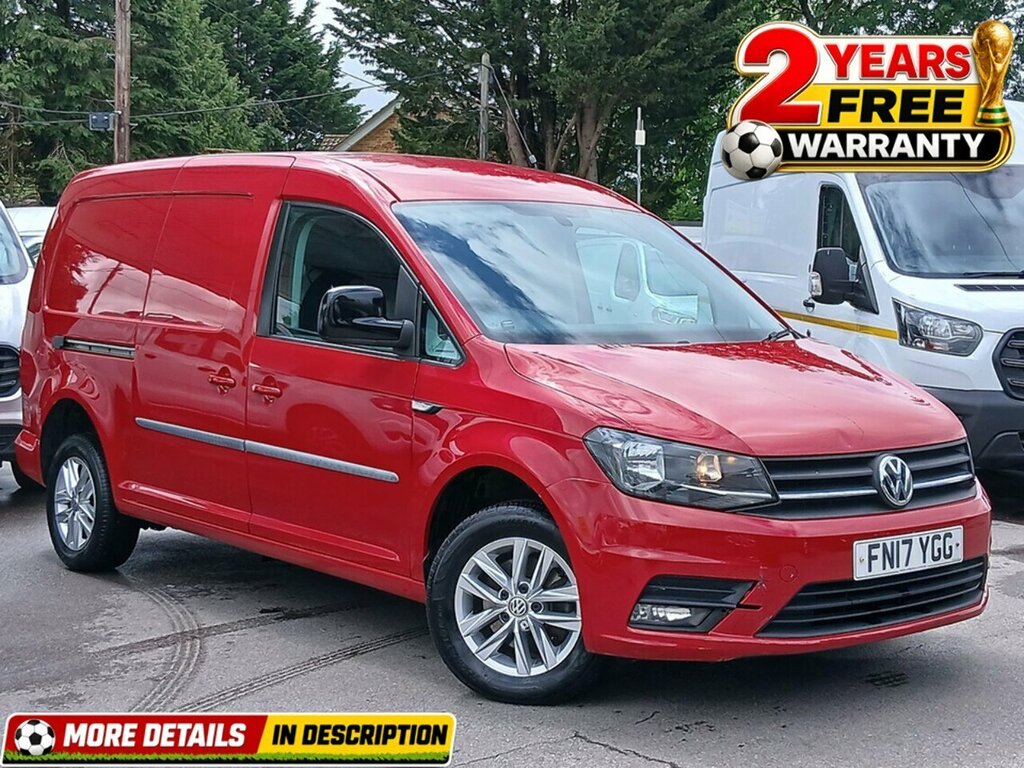 Volkswagen Caddy Maxi 2.0 Tdi C20 Bluemotion Tech Highline Panel Van 6Dr Red