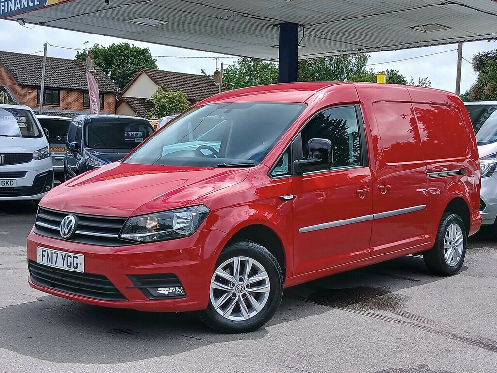 Volkswagen Caddy Maxi 2.0 Tdi C20 Bluemotion Tech Highline Panel Van 6Dr Red #3
