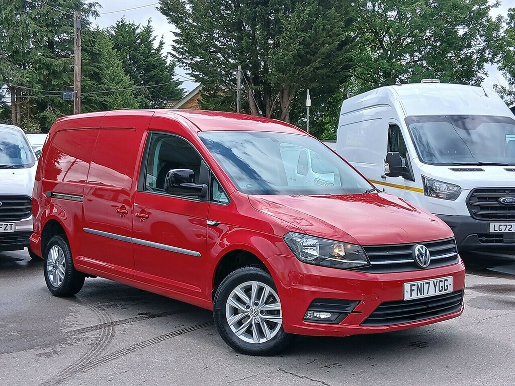 Volkswagen Caddy Maxi 2.0 Tdi C20 Bluemotion Tech Highline Panel Van 6Dr Red #4
