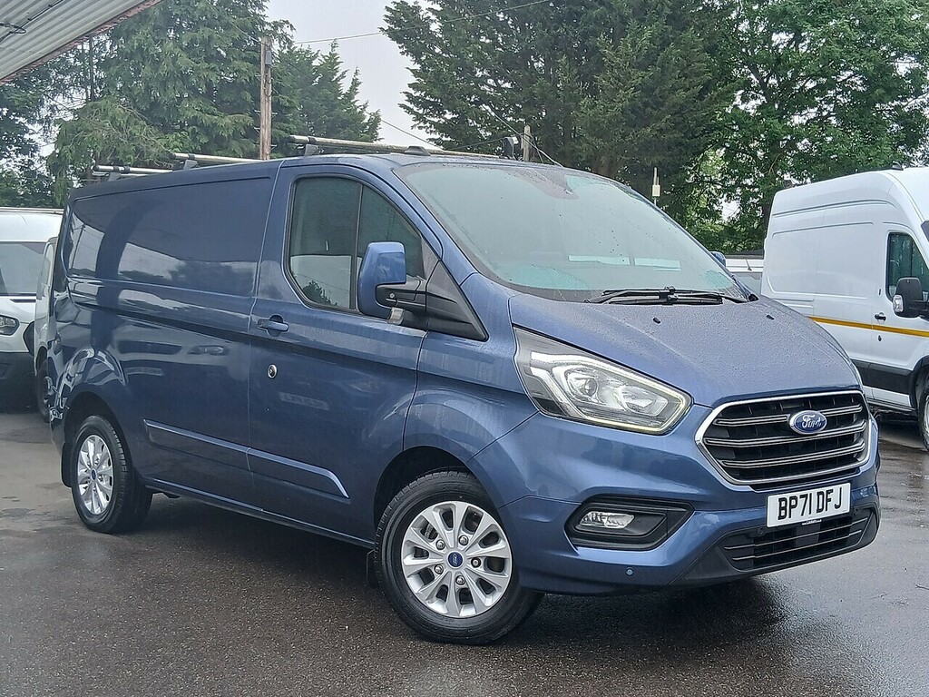 Ford Transit Custom 2.0 300 Ecoblue Limited Panel Van Manua BP71DFJ Blue #4