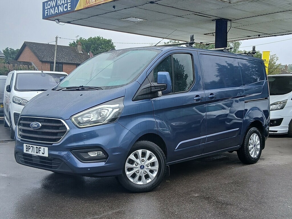 Ford Transit Custom 2.0 300 Ecoblue Limited Panel Van Manua BP71DFJ Blue #3