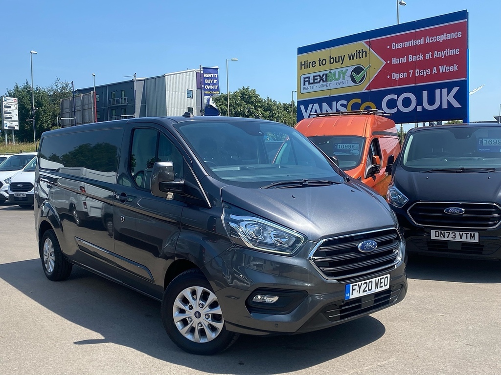 Ford Transit Custom 2.0 300 Ecoblue Limited Panel Van Manua Grey
