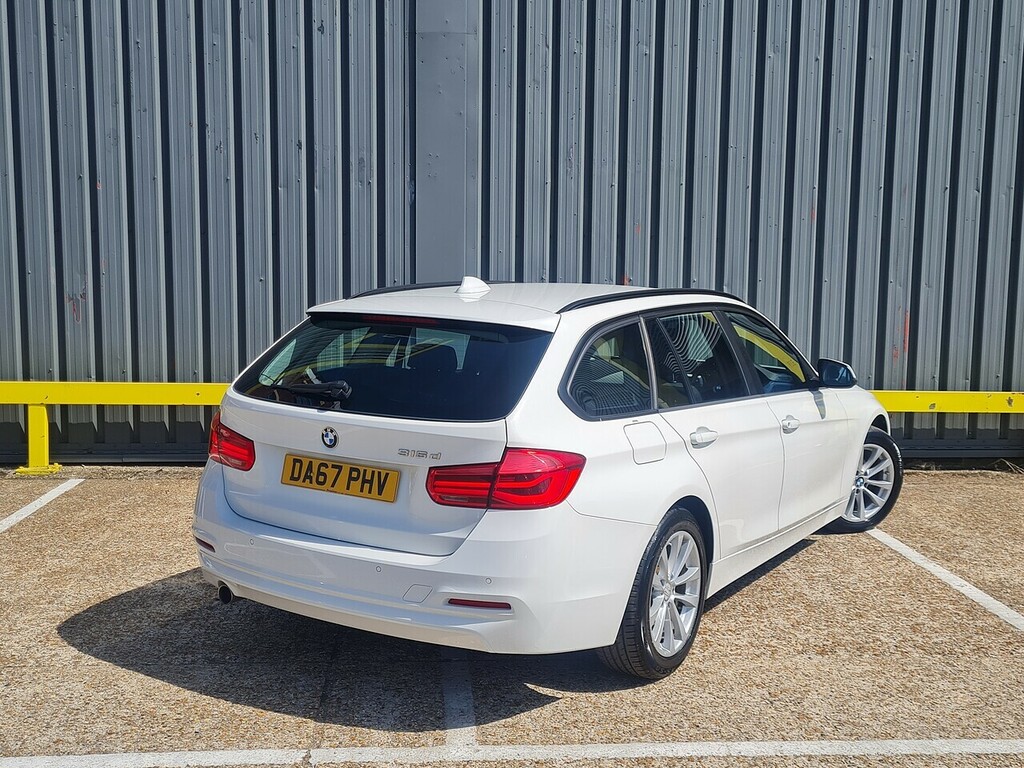 BMW 3 Series 2.0 316D Se Touring Euro 6 Ss DA67PHV White #5