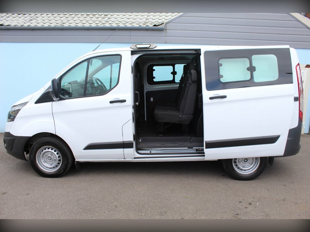 Ford Transit Custom 2.0 Tdci 310 Crew Van L2 H1 167 YP67RZW White #4