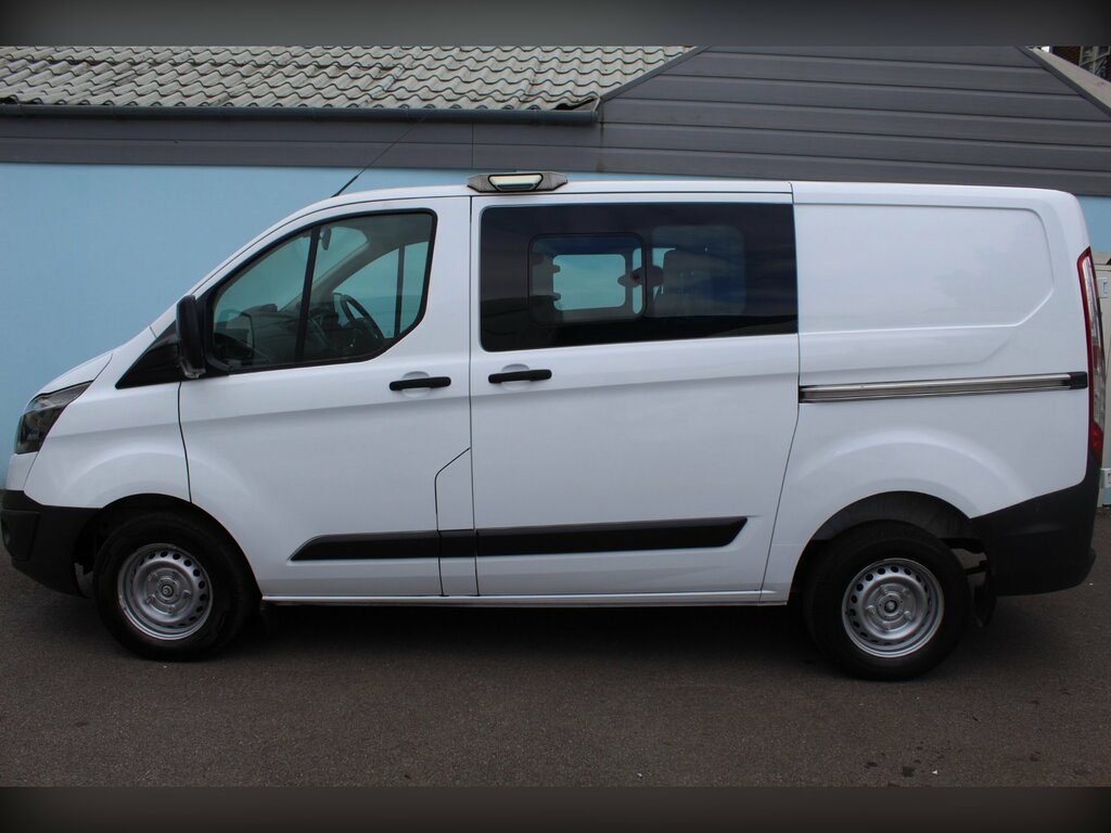 Ford Transit Custom 2.0 Tdci 310 Crew Van L2 H1 167 YP67RZW White #3