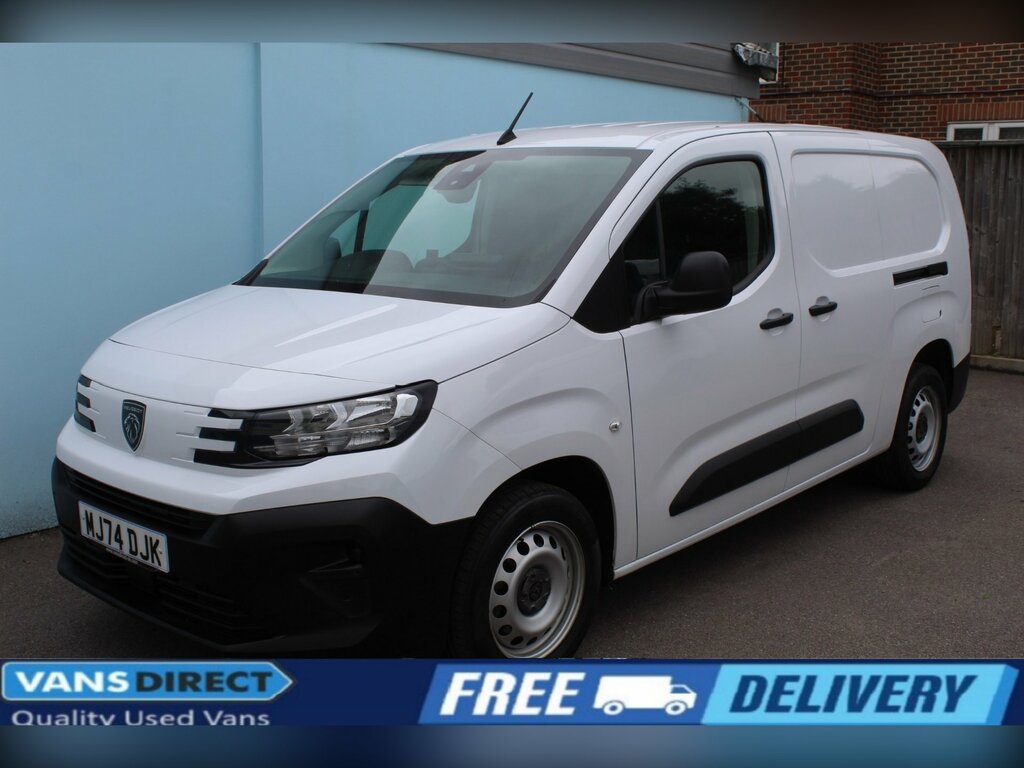 Peugeot Partner 1.5 Bluehdi 950 Professional Long Panel Van 6Dr Di White