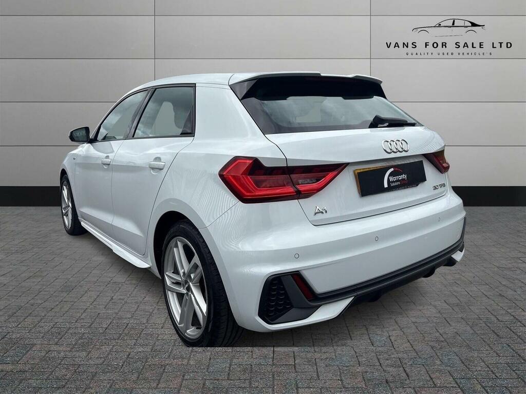 Audi A1 Hatchback 1.0 Tfsi 30 S Line Sportback Euro 6 Ss ND19YWC White #3