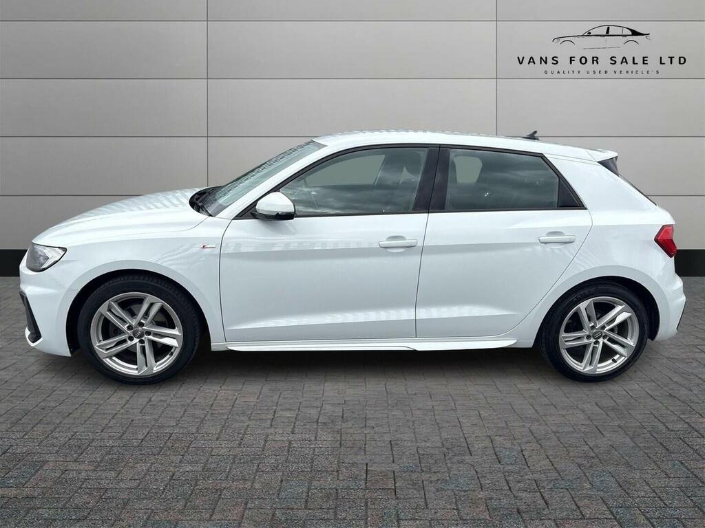 Audi A1 Hatchback 1.0 Tfsi 30 S Line Sportback Euro 6 Ss ND19YWC White #2