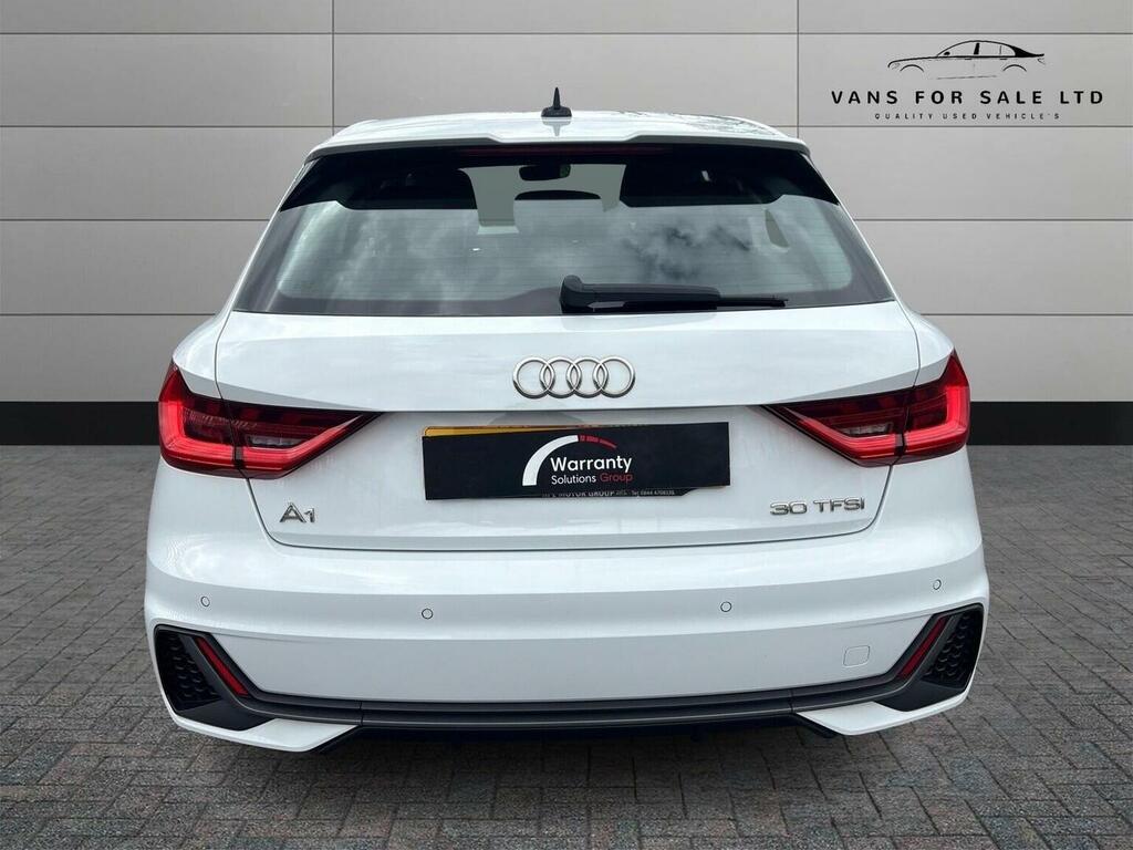 Audi A1 Hatchback 1.0 Tfsi 30 S Line Sportback Euro 6 Ss ND19YWC White #5