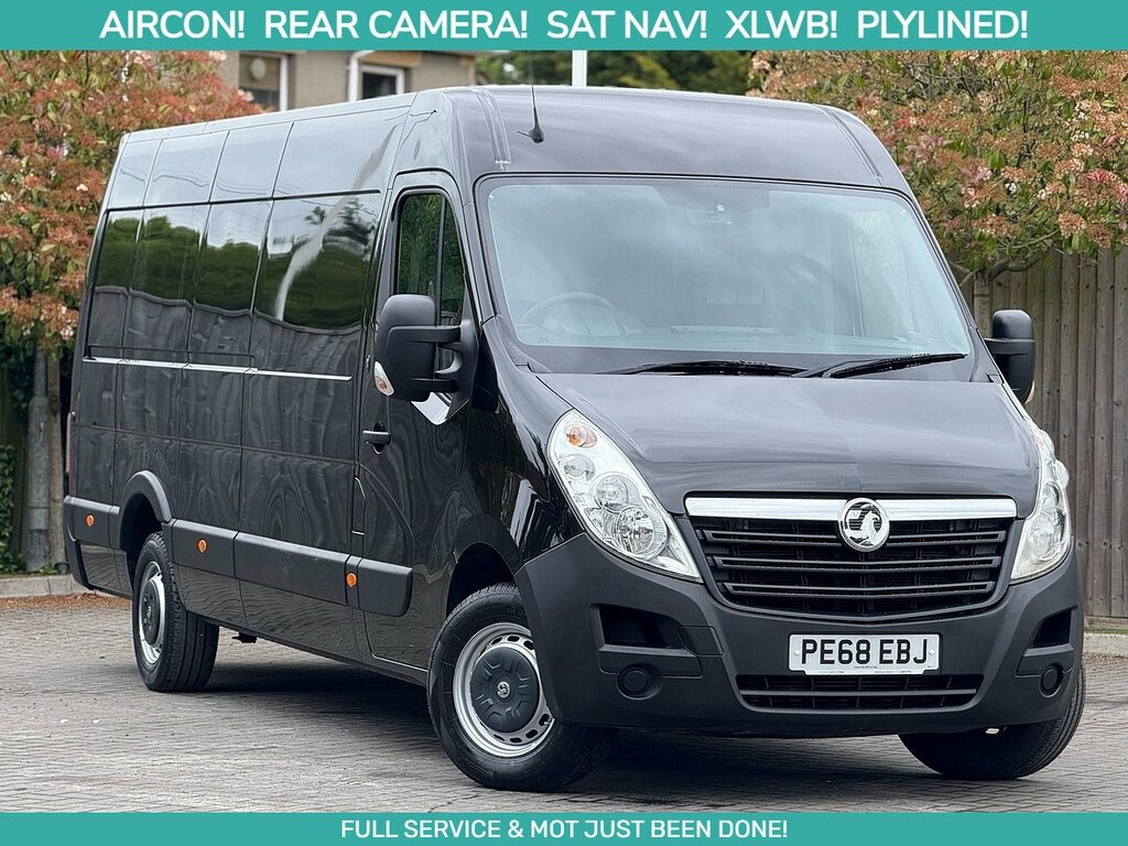 Vauxhall Movano Mpv PE68EBJ Black
