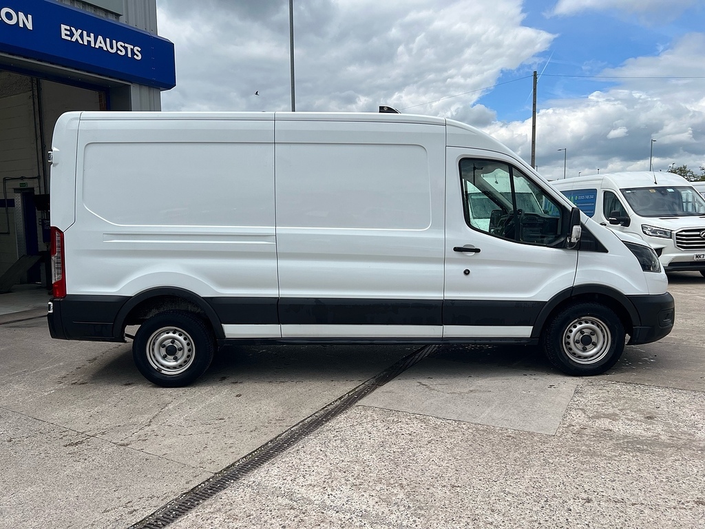 Ford Transit Custom 350 Ecoblue Leader BD72KWC White #2