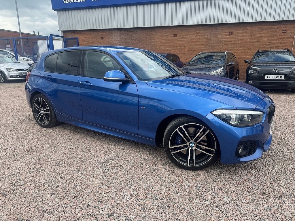 BMW 1 Series 118I M Sport Shadow Edition ML68DYF Blue #3