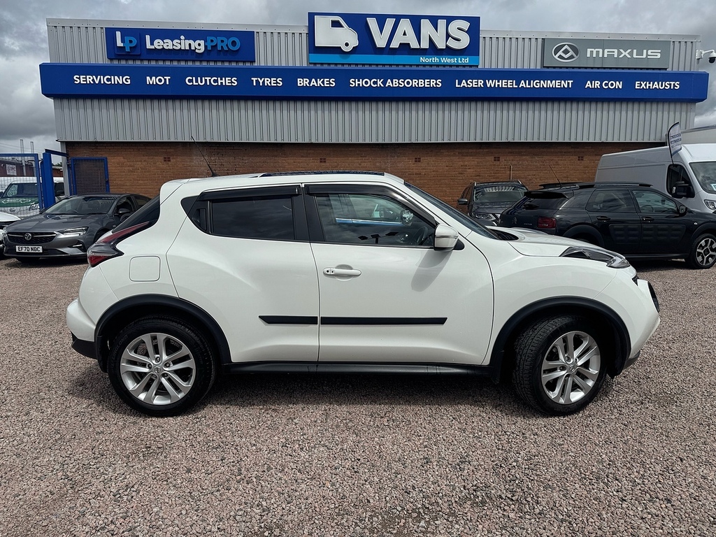 Nissan Juke Dig-t N-connecta White #4