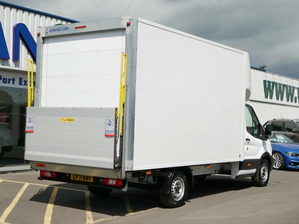 Ford Transit Custom 2L 2.0 350 Ecoblue Leader Chassis Cab M White #2