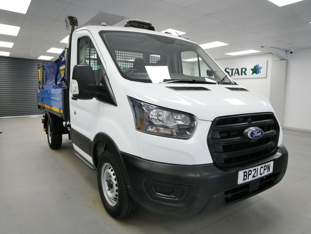 Ford Transit Custom 2L 2.0 350 Ecoblue Hd Leader Chassis Cab Diese White #5