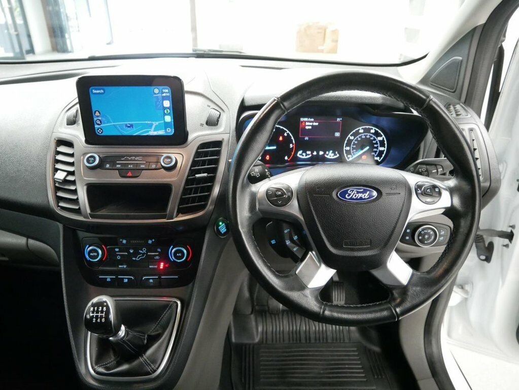 Ford Transit Connect 100Ps 210 Leader L2 Euro 6 With Sat Nav, Rev Cam, White #14